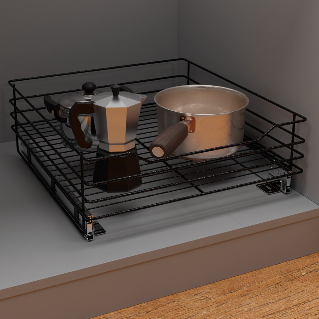 CANASTA RIEL A PISO 45 CM PINTADO NERGO CARBONO