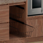 CANASTA COCINA DE 36X49X14CM  PINTADO NEGRO CARBONO