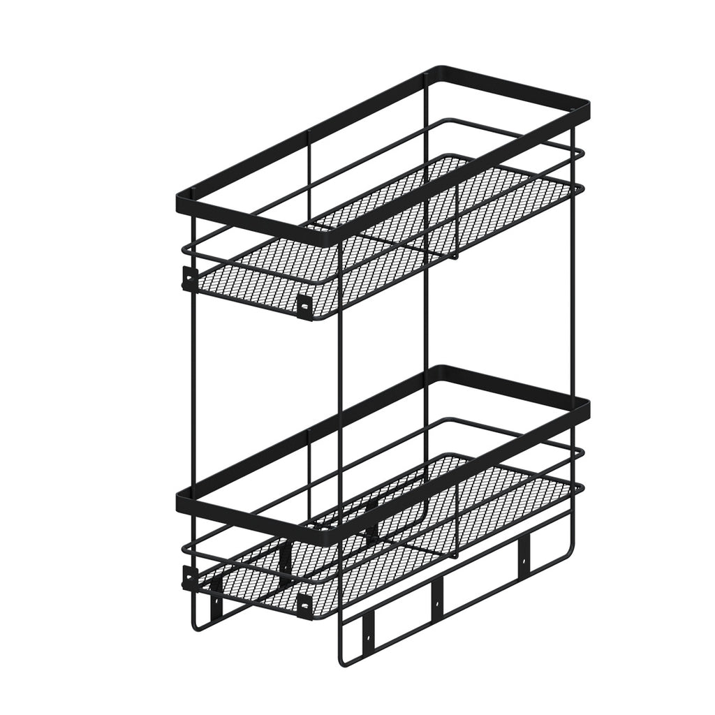 Aceitera Fleje Riel A Piso Pintado Negro Carbono Cierre Lento