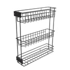 Aceitera 3 Niveles Mixta Pintado Negro Carbono Cierre Lento