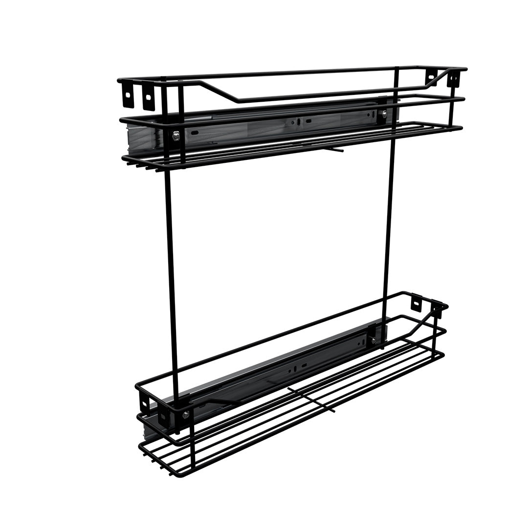 Aceitera Deslizante Riel Cierre Lento Atornillable, Pintado Negro Carbono
