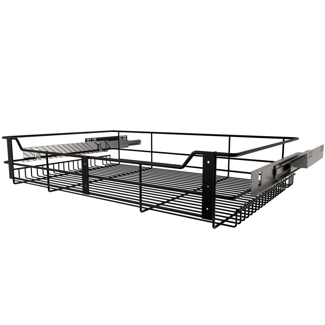 CANASTA CLASSIC MUEBLE BAJO MODULO DE 80 CIERRE LENTO. PINT. NEGRO CARBONO