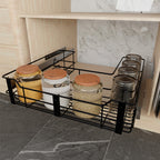 CANASTA CLASSIC BAJO POZUELO MODULO DE 60 NEGRO CIERRE LENTO