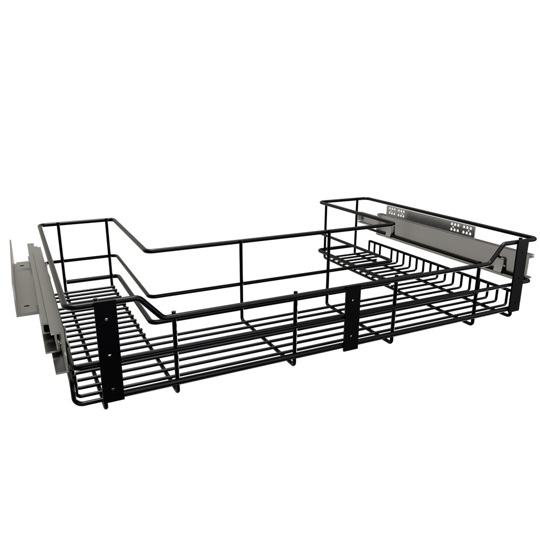 CANASTA CLASSIC BAJO POZUELO MODULO DE 80 CIERRE LENTO. PINT. NEGRO CARBONO