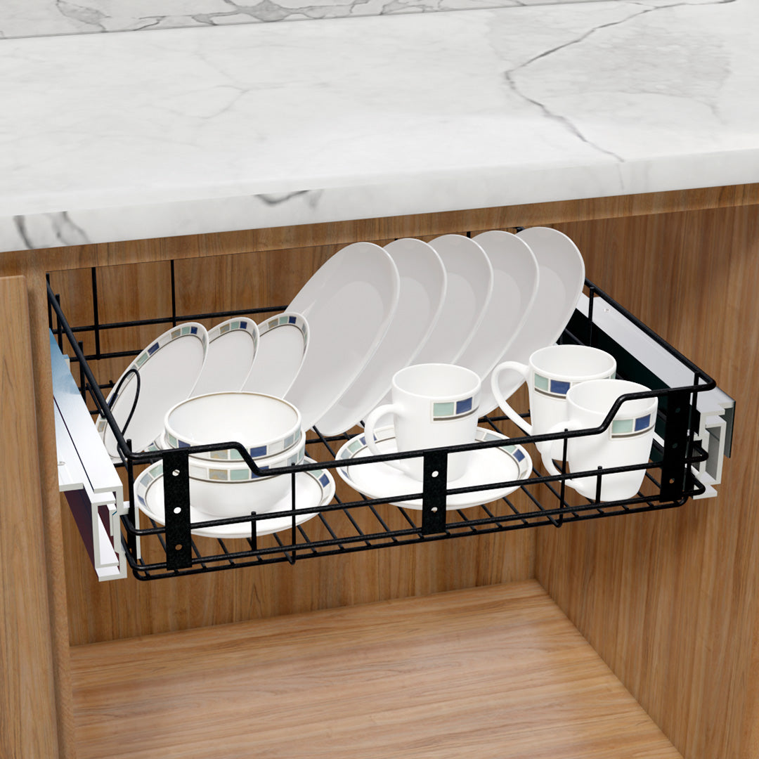 CANASTA CLASSIC PLATERO 60CM, PINT NEGRO CIERRE LENTO