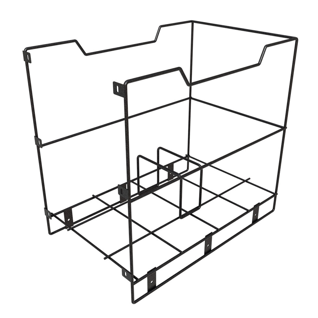 Basureras Desl. Classic Pint. Negro Carbono Tarros Gris Y Negro Cierre Lento