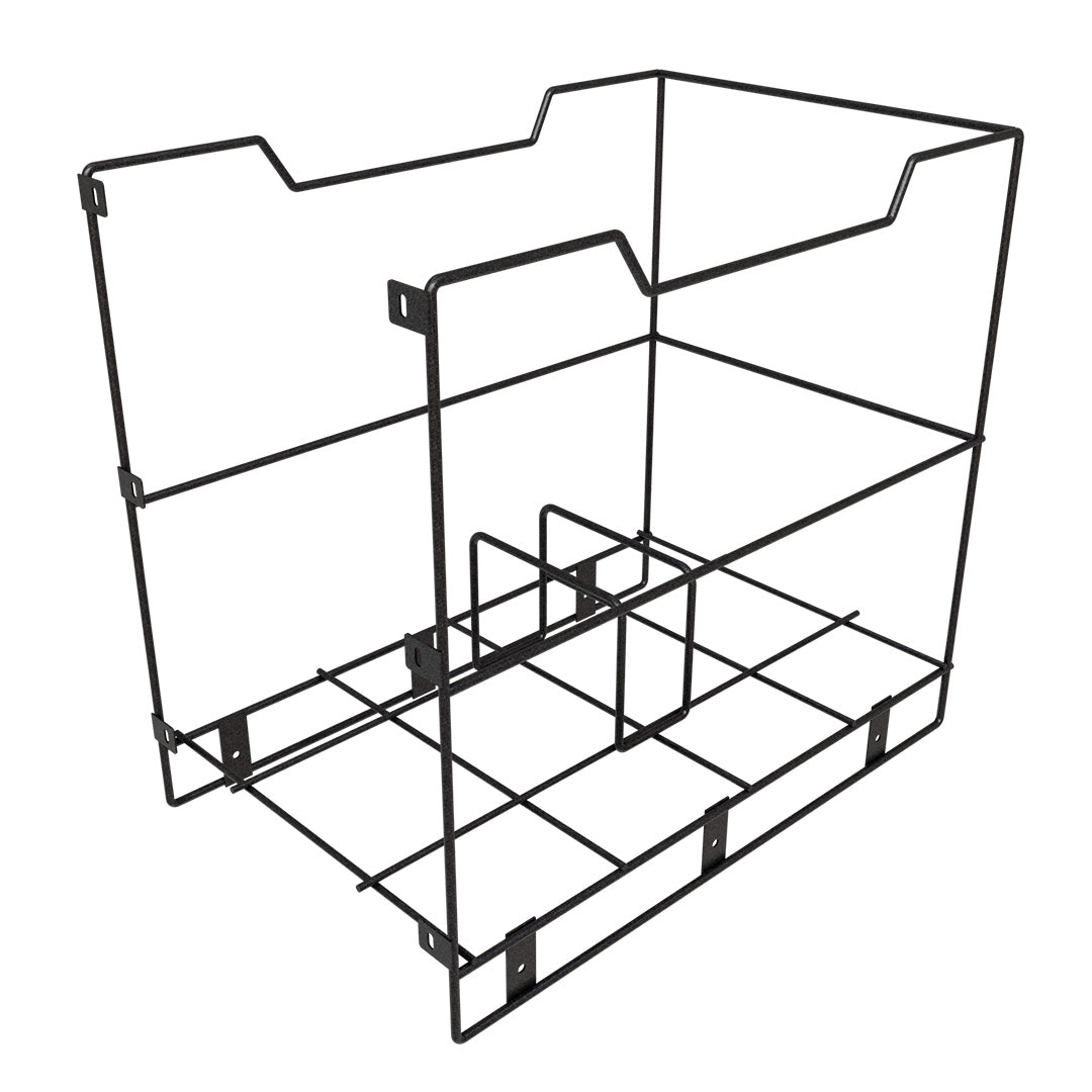 Basureras Desl. Classic Pint. Negro Carbono Tarros Gris Y Negro Cierre Lento