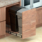 Basureras Desl. Classic Pint. Negro Carbono Tarros Gris Y Negro Cierre Lento